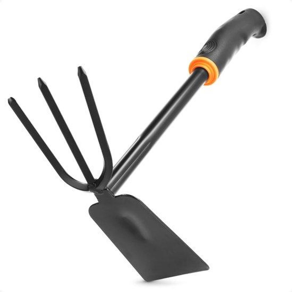 Ergonomische 2-in-1 Gartenschaufel und Harke