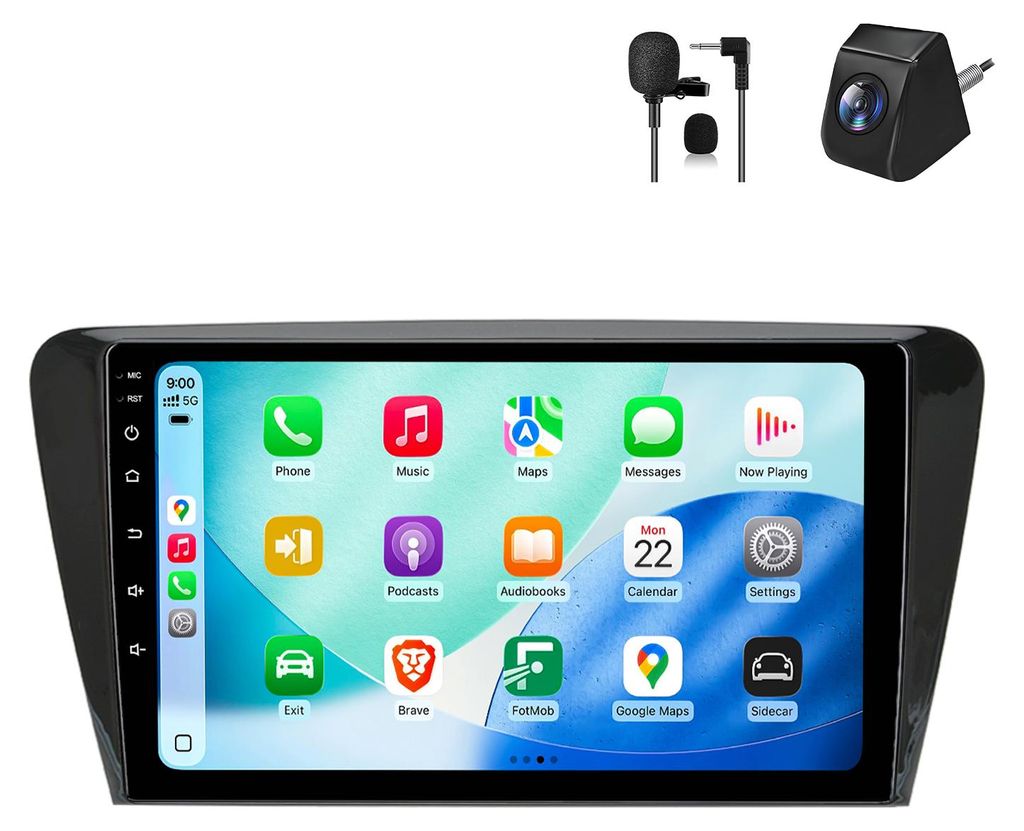 Android rádio 64GB pre Škoda Octavia 2013-2018 Carplay Navi Obrázok produktu 