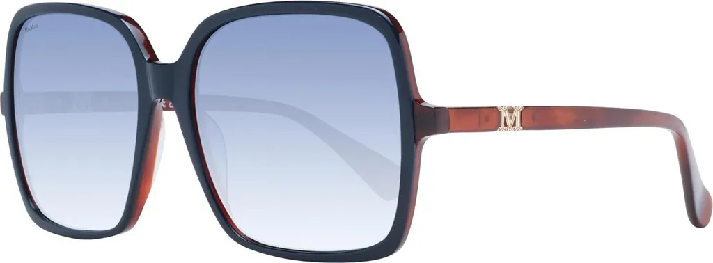 Lunettes de Soleil Bleues Femme Max Mara MM0037 Accessoire Luxe Chic 60mm