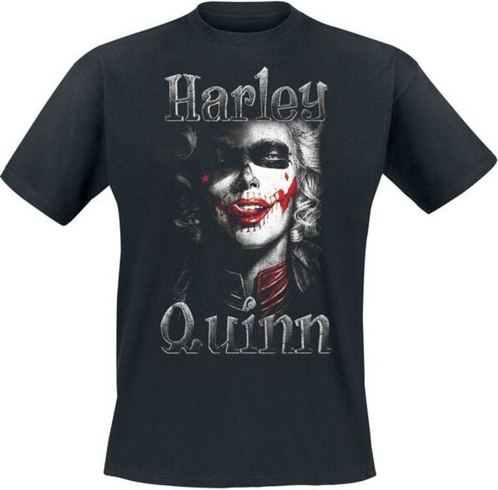 Batman T-Shirt Herren Harley Quinn - Queen Of Chaos schwarz XL