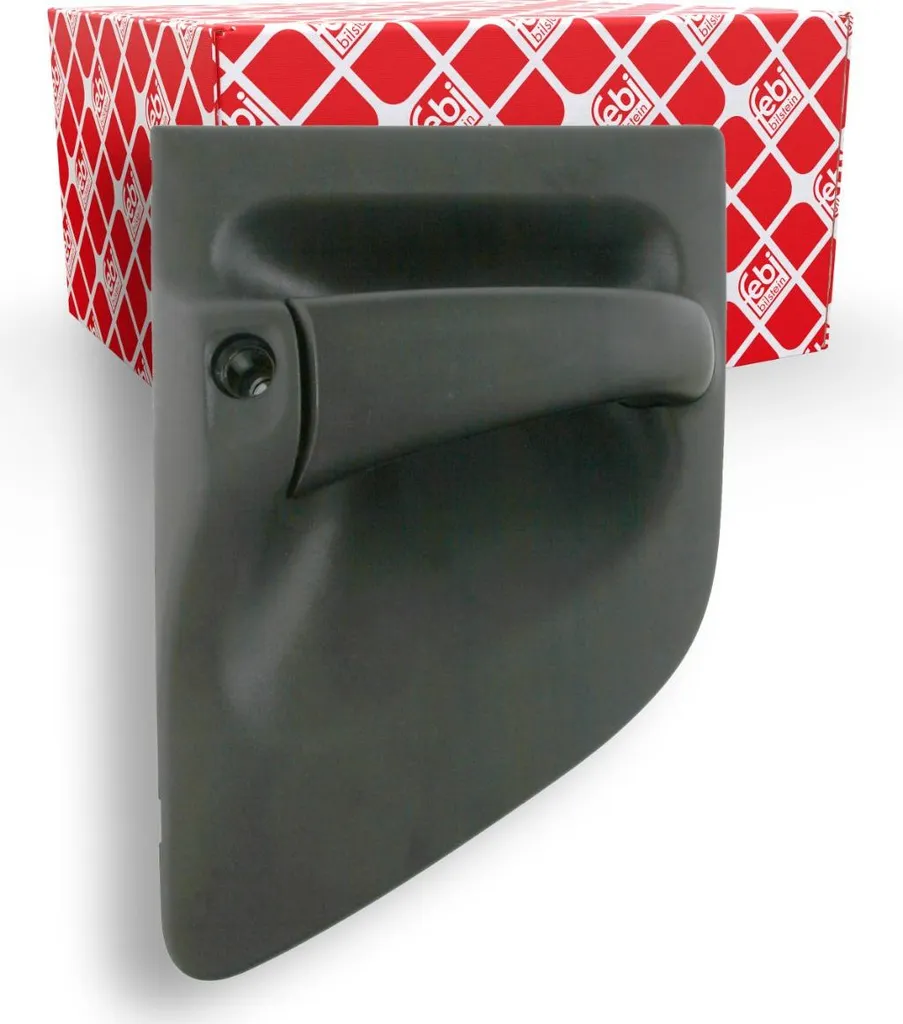 Poignée de porte extérieure droite pour SCANIA Série 4, FEBI 24874 Noire