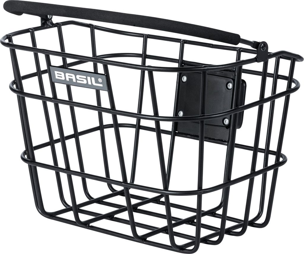 Basil Vr-Basket Bremen, alluminio rimovibile, opaco, nero Immagine del prodotto 