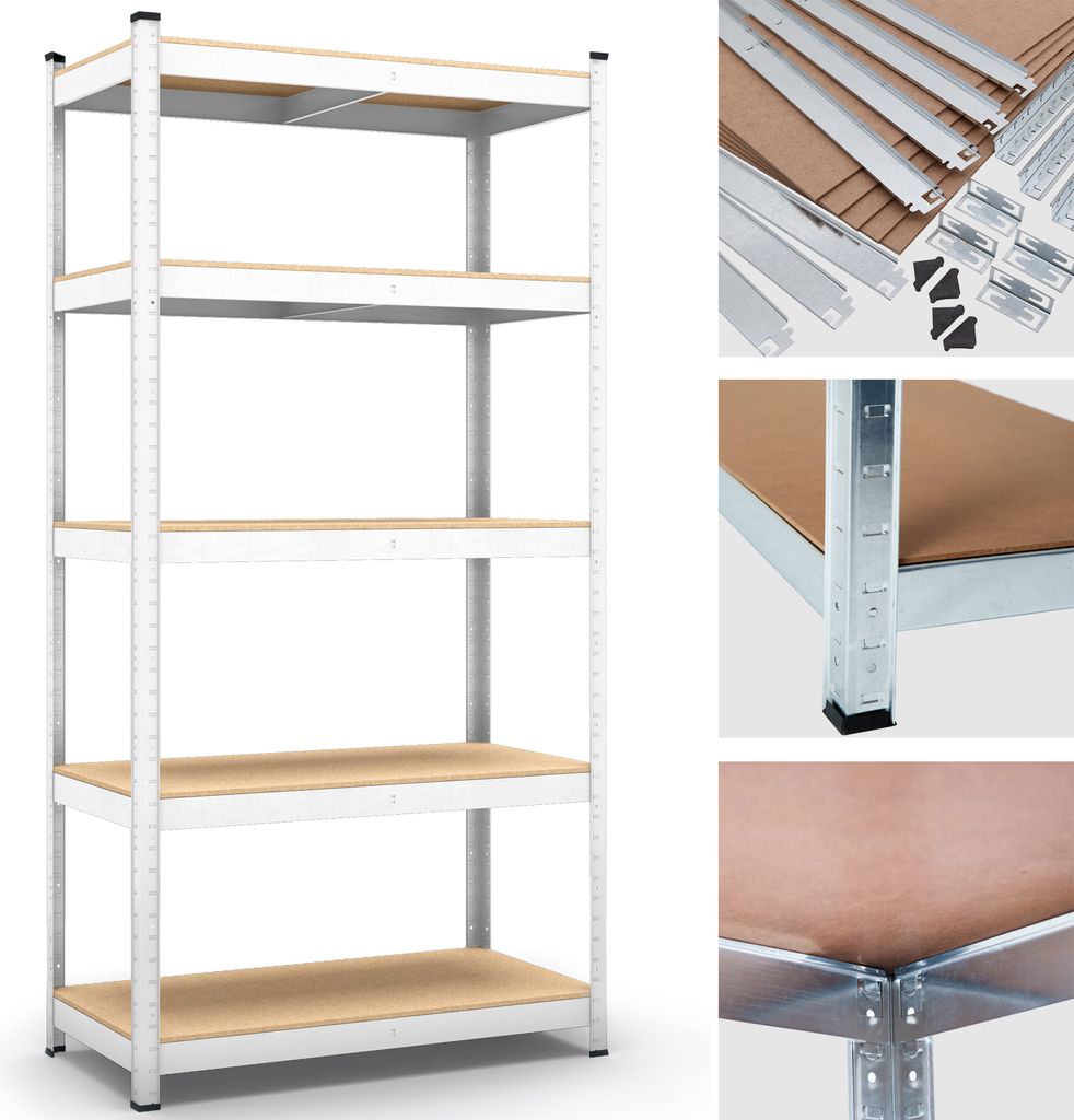 -Schwerlastregal B114W 1800x900x400 mm WEISS Produktbild 