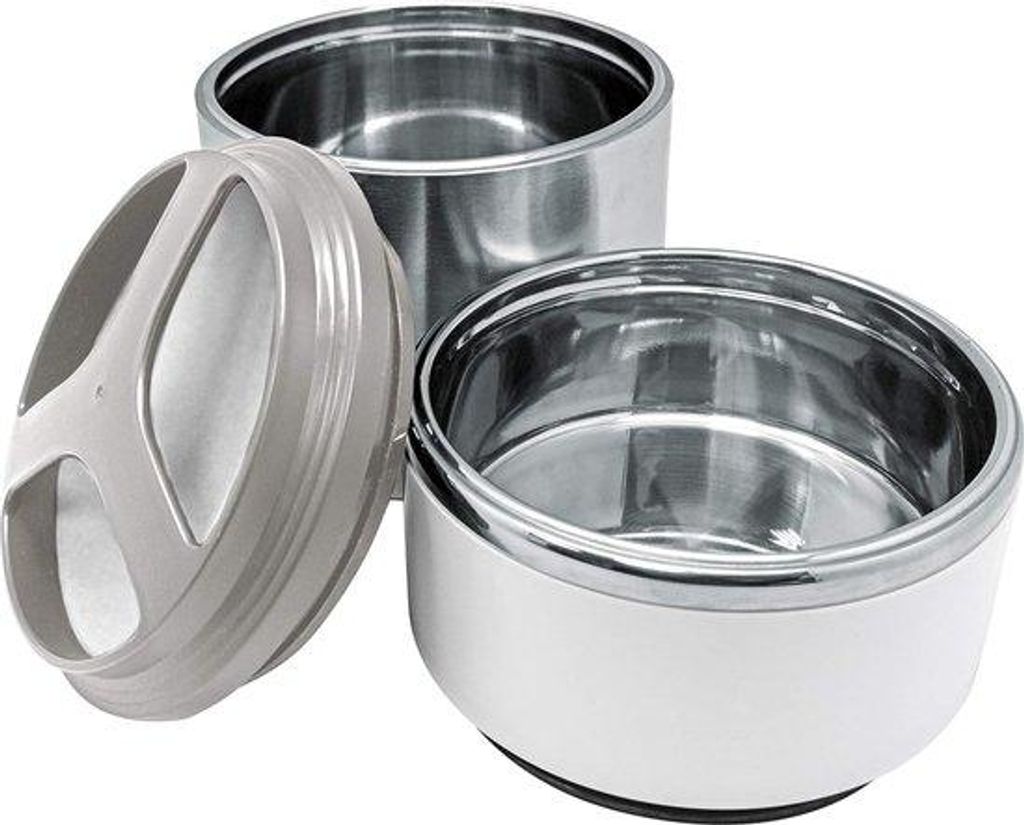 Thermosflasche, RVS 18/8, INOX, weiß, 1500ml
