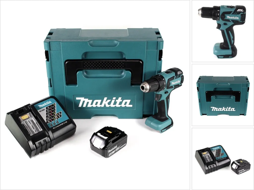 Perceuse visseuse 18V Makita DDF459 Brushless pack batterie 5,0 Ah