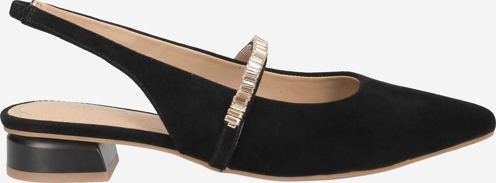 Maripé ESPERANZA V.8 NERO, Peeptoes & Slingpumps in Schwarz für Damen, Größe 39