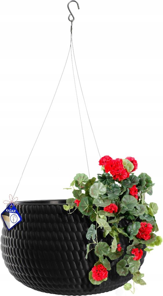 KADAX Hängetopf, Blumenampel mit Kette und Haken, Produktbild 