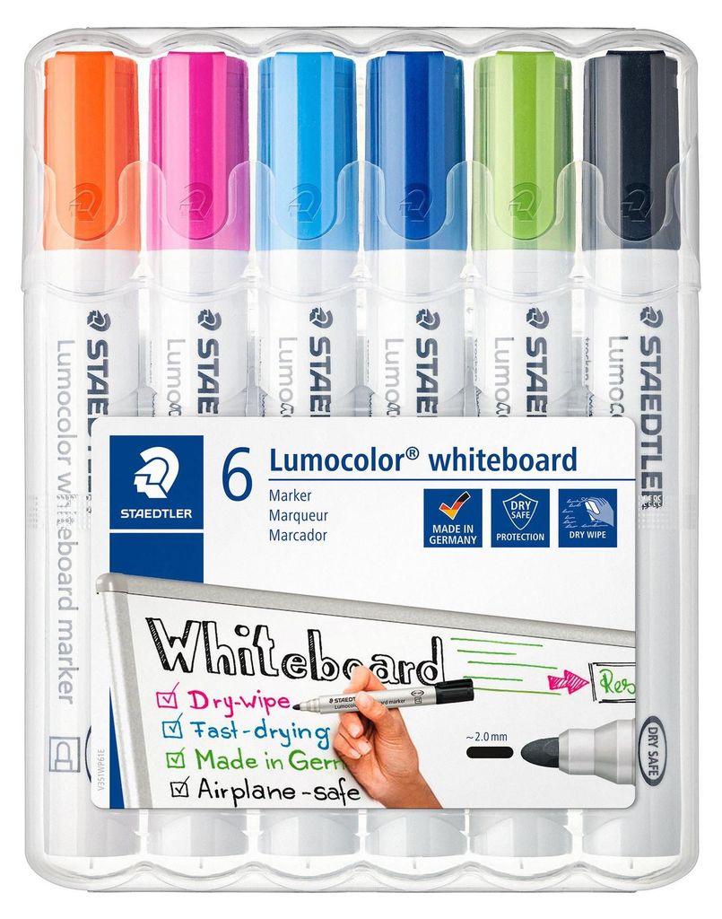Lumocolor Marker 6 Farben STAEDTLER Produktbild 