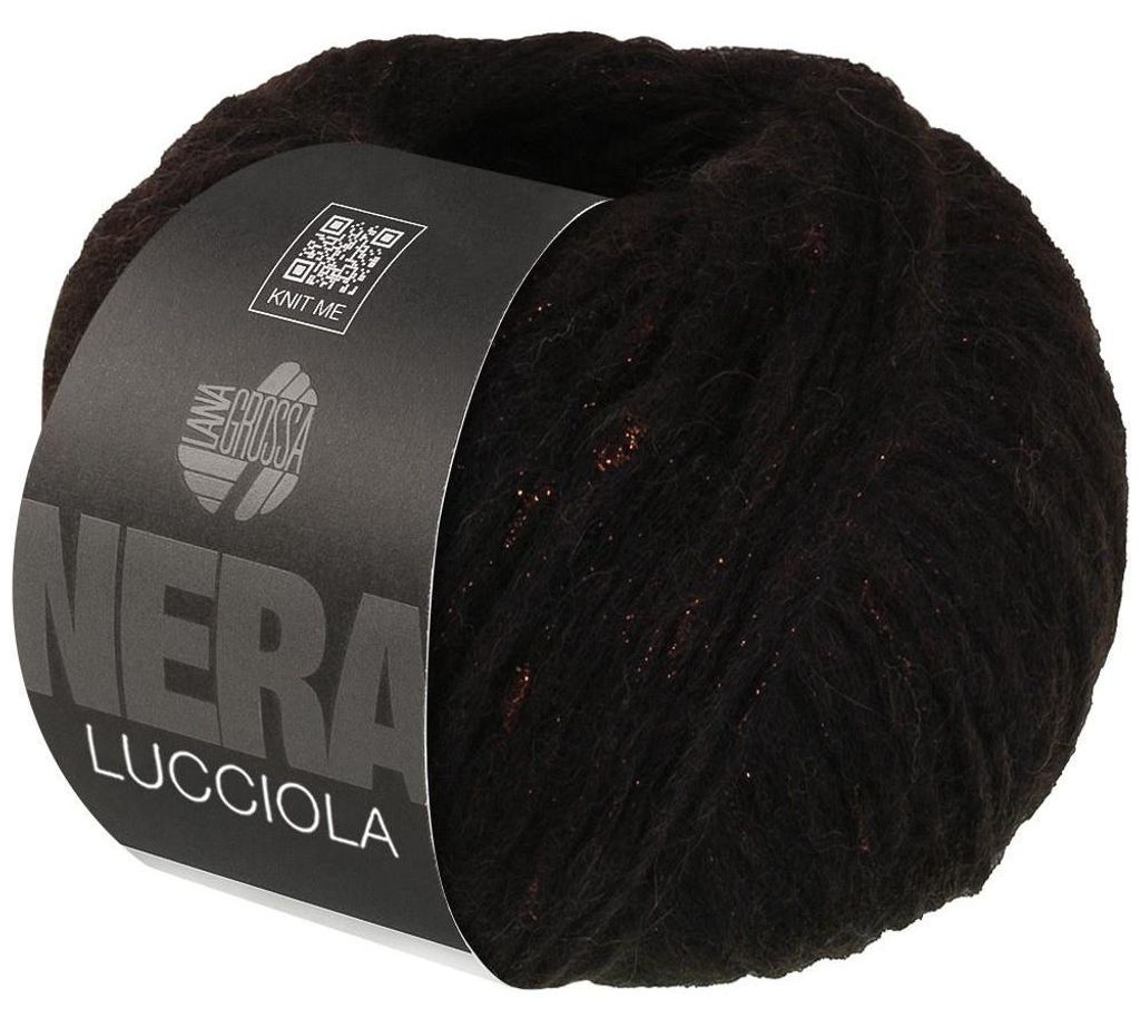Lana Grossa - Lucciola 0012 schwarzbraun Produktbild 