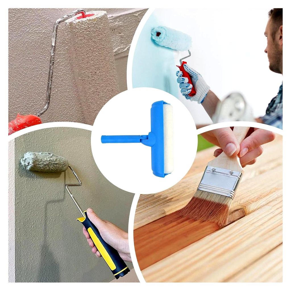 Reparaturrolle für die Decke, 25,4 cm (10 Zoll), verstellbarer Pinsel mit Schild, ohne Deckenfarbe