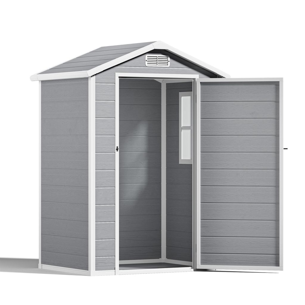 BEALIFE Kunststoff Gerätehaus 134x92x187 cm | Demontierbar, Produktbild 