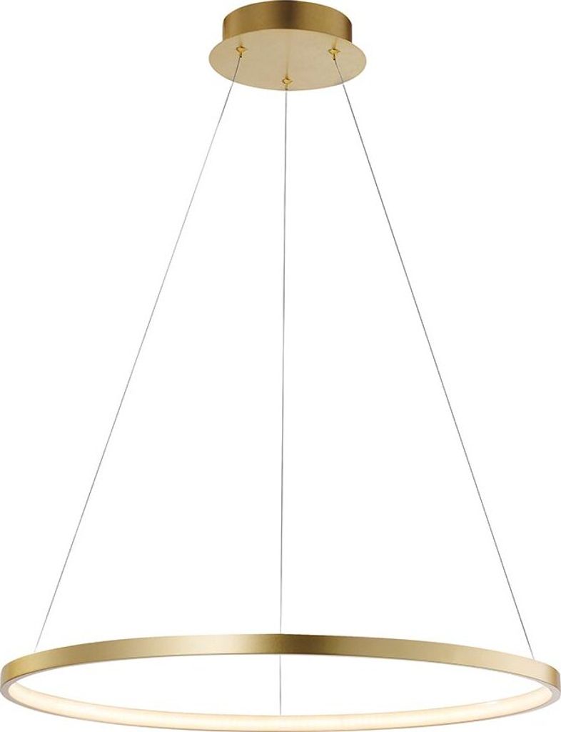 JUST LIGHT CIRCLE LED Pendelleuchte Warmweiss 29W gold Produktbild 
