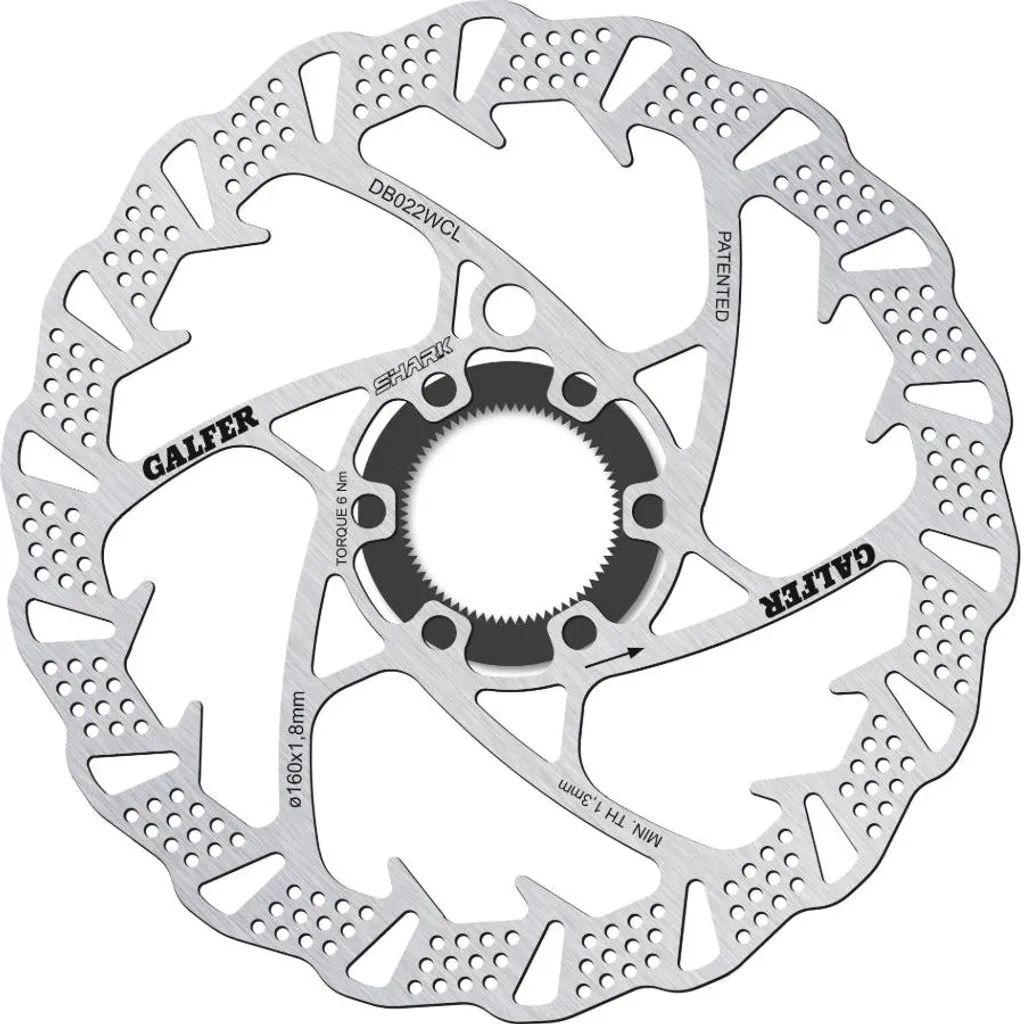 SHARK® Disque de frein 160 mm Centerlock pour améliorer votre sécurité