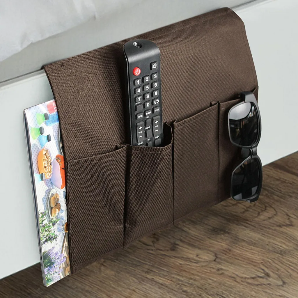Organiseur de canapé universel à fermeture automatique 94x32cm noir
