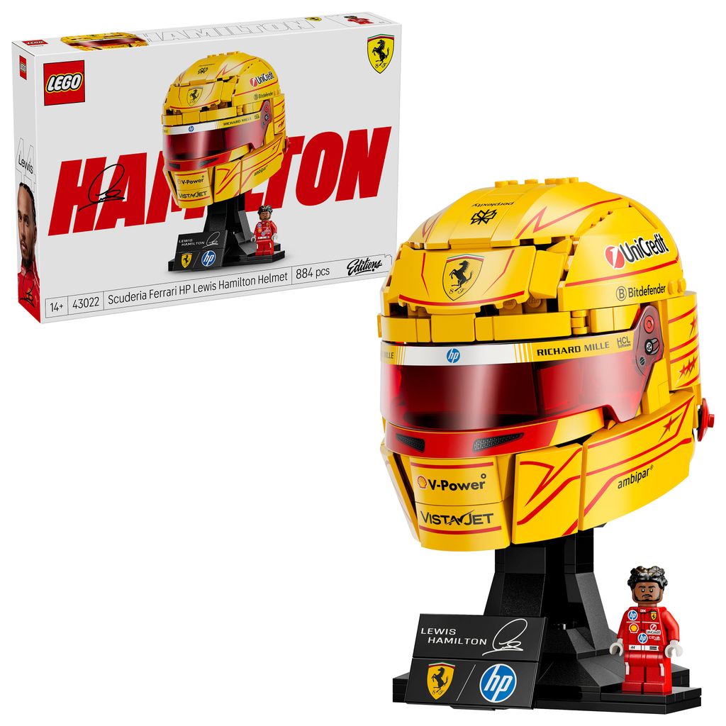 LEGO Editions Scuderia Ferrari HP Lewis Hamilton Helm - F1 Produktbild 