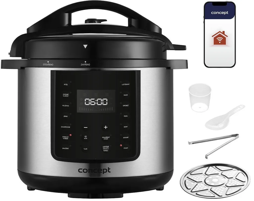 Gagnez du temps en cuisine grâce à l'autocuiseur Concept CK8001 rapide