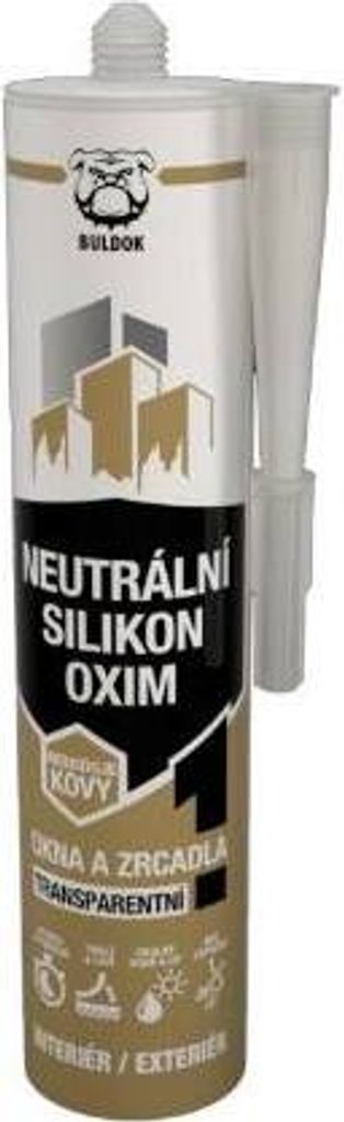 Silikon neutrální (OXIM) transparentní 280 ml, BULDOK Obrázek produktu 