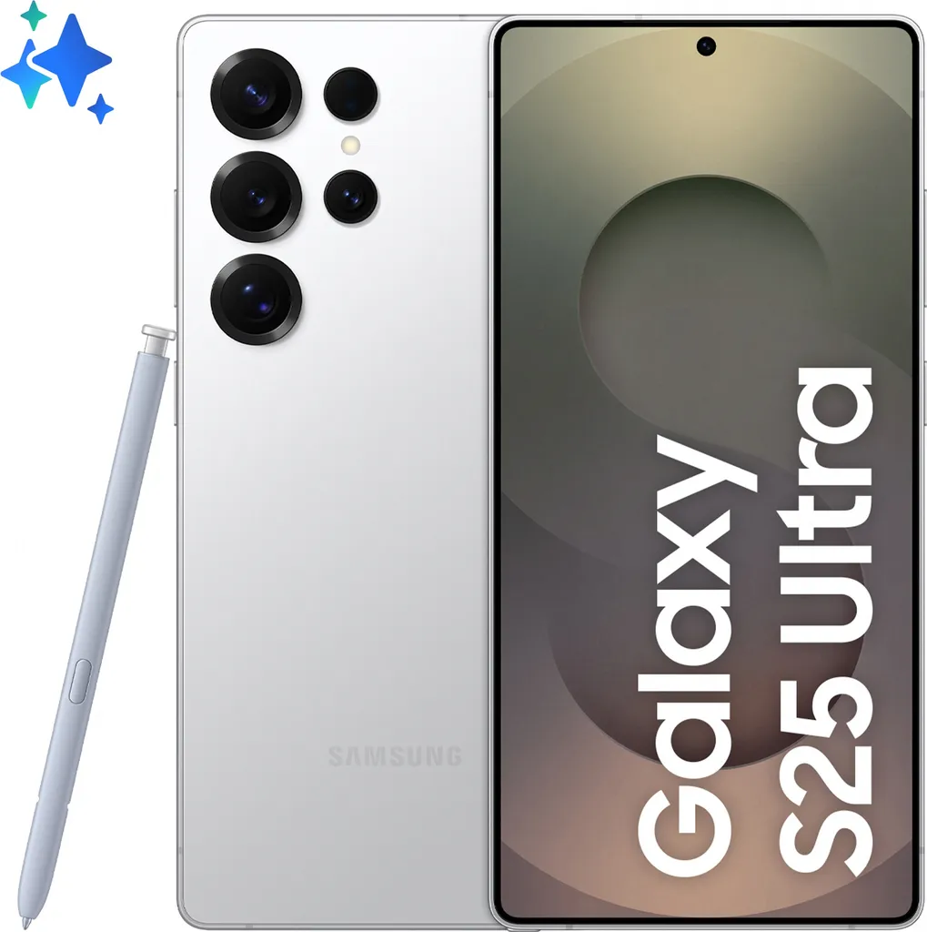 Samsung Galaxy S25 Ultra , 17,5 cm (6.9"), 12 GB, 256 GB, 200 MP, Android 15, Silber, Weiß