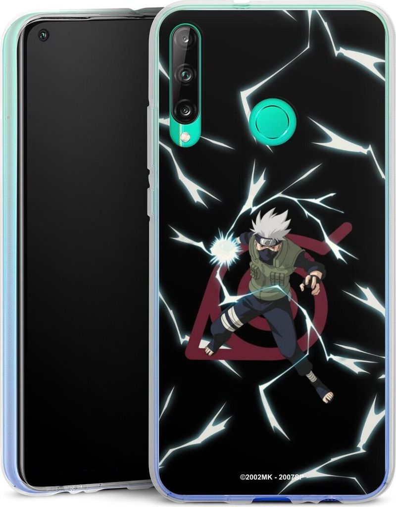 DeinDesign Handyhülle für Huawei P40 Lite E Silikon Hülle Case Smartphone Schutzhülle Naruto Shippuden Offizielles Lizenzprodukt Kakashi