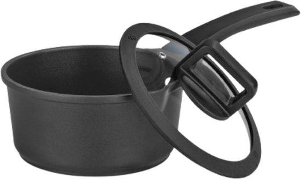 Geschmiedetes Aluminium-Steel-Pfannen-Set - inductiv geeignet - 18 cm - Midnight Edition