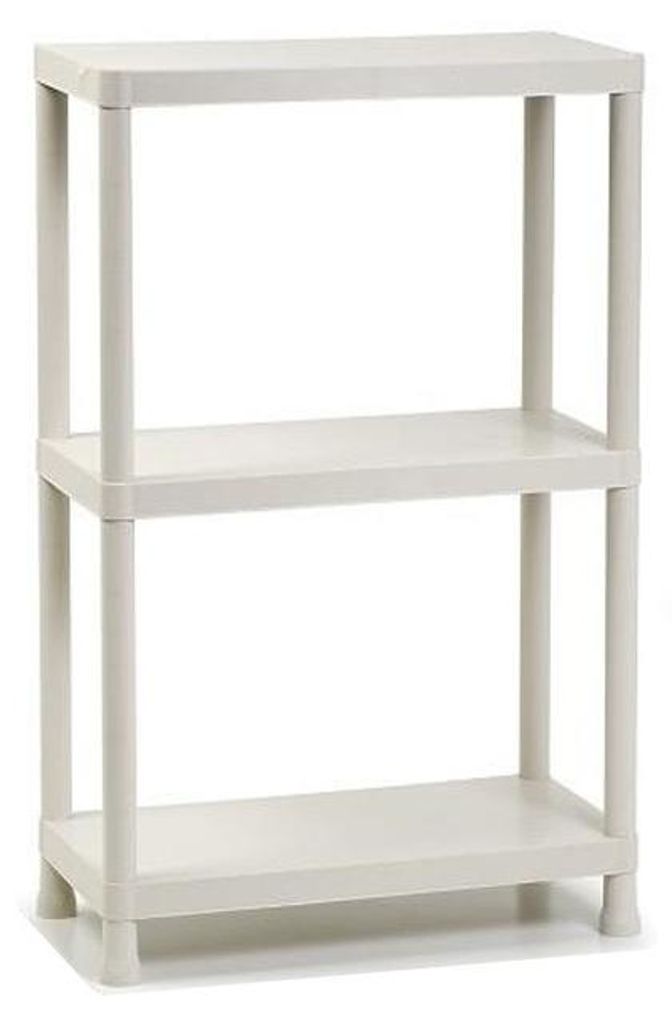 Plasticforte Lagerregal - Kunststoff - weis - 60 x 95 cm - Produktbild 