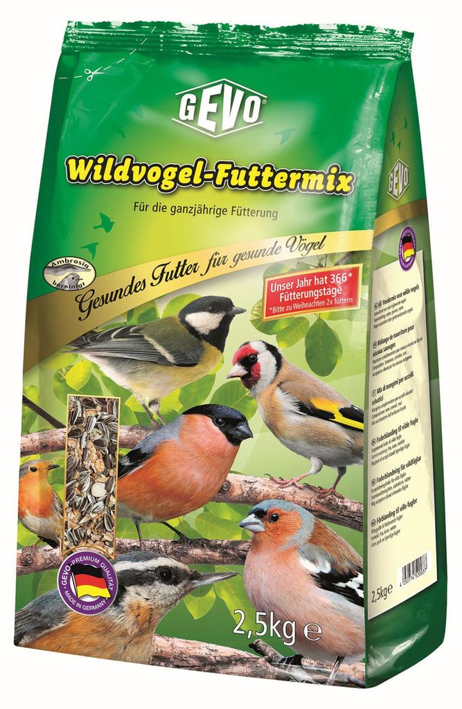 Artikelbild 1 von 'Wildvogel-Futtermix (2,5 kg)' aus der Kategorie Gartenvogelfutter