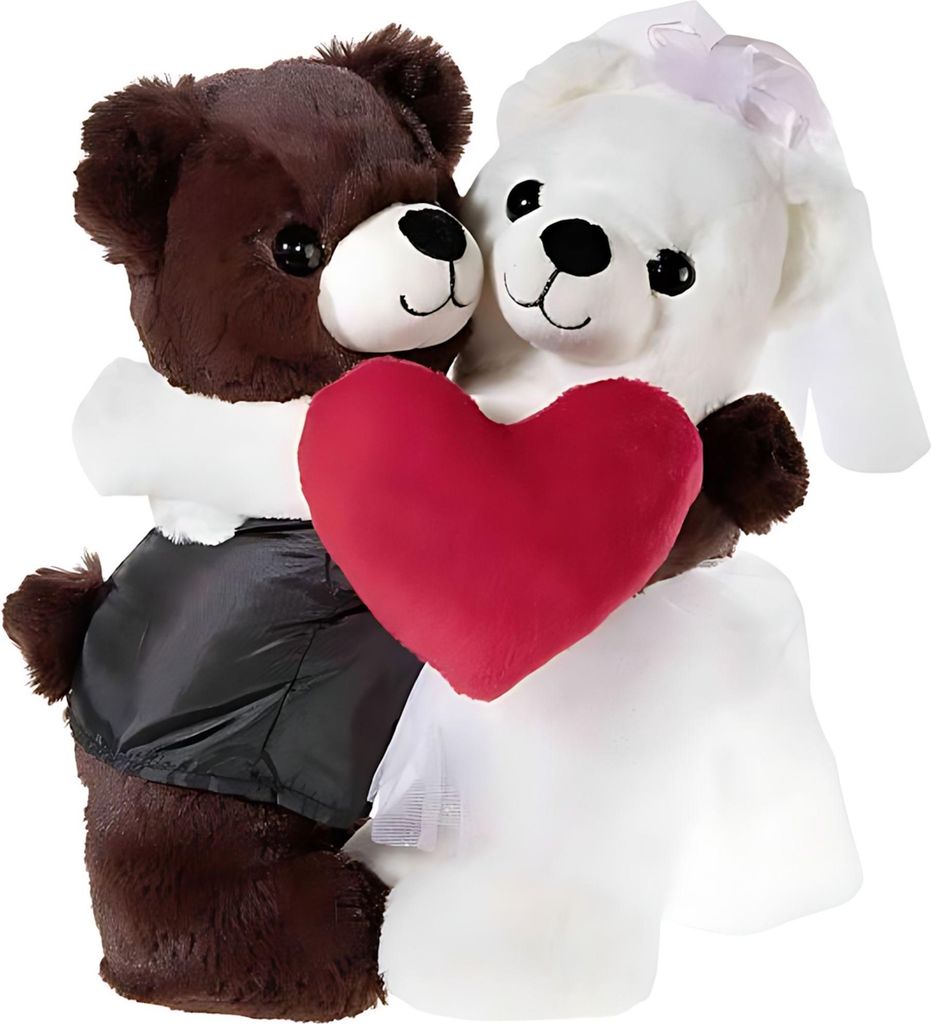 HOCHZEITSBÄRENPAAR Bär + Bärin + Stickung