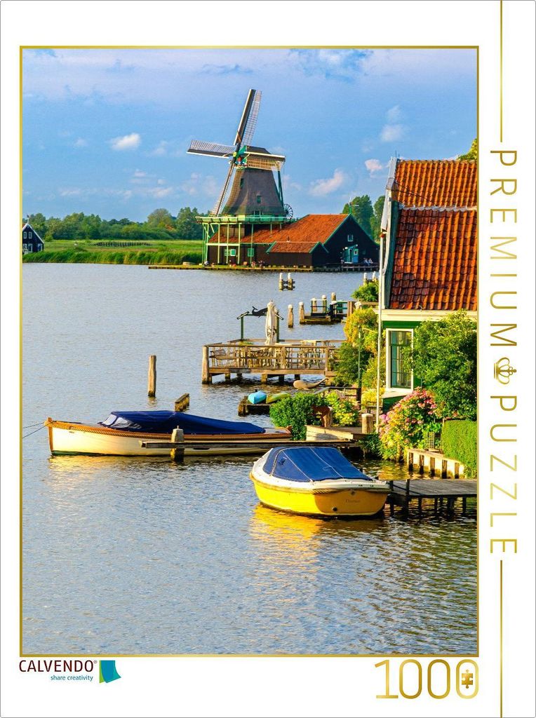 CALVENDO Puzzle Zaandijk | 1000 Teile Lege-Größe 64x48cm Foto-Puzzle für glückliche Stunden