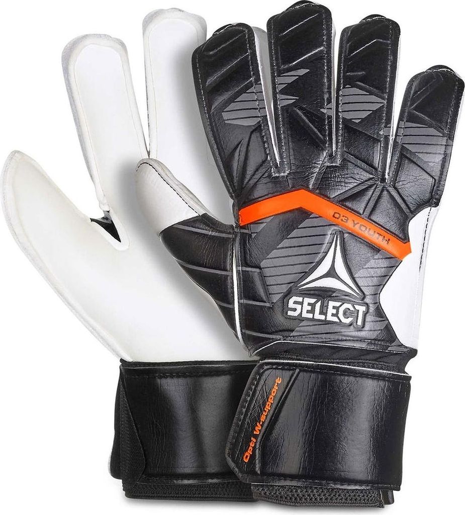 Select 03 V25 Torwarthandschuhe Kinder - Schwarz / Weiß | Größe: 00
