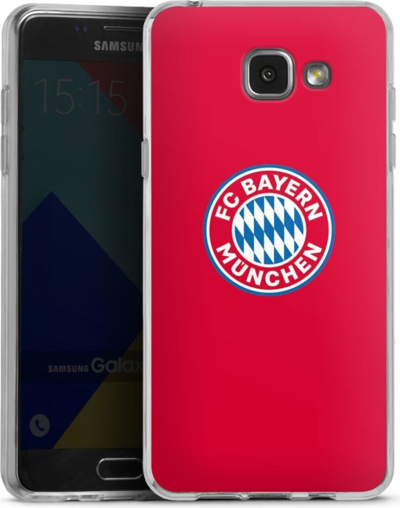 DeinDesign Handyhülle für Samsung Galaxy A5 (2016) Silikon Hülle Case Smartphone Schutzhülle FC Bayern München FCB Logo