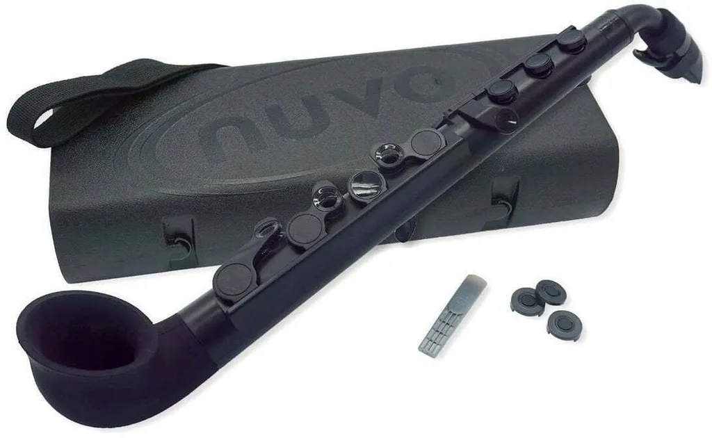 Nuvo jSax 2.0 Noir NUJS520BBK Instrument Léger en Do à Bec Incurvé