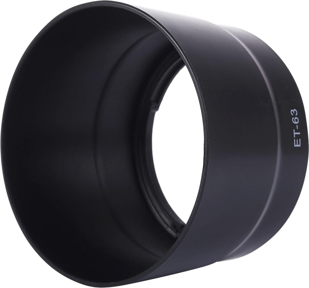 CELLONIC Gegenlichtblende kompatibel mit Canon EF-S 55-250mm f/4-5.6 IS STM - ET-63 Objektiv Sonnenblende Kamera Streulichtblende Lens Hood