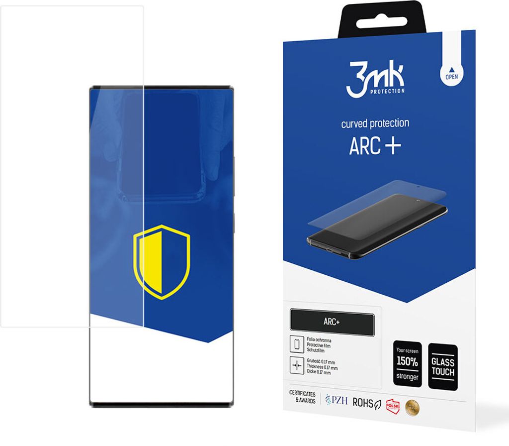 3mk Display Schutzfolie ARC+ für ZTE Axon 40 Ultra 0,17mm Self-Heal