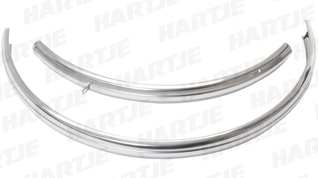 Garde-boue 28 pouces anti-corrosion Nirosta argent pour vélo sans trous