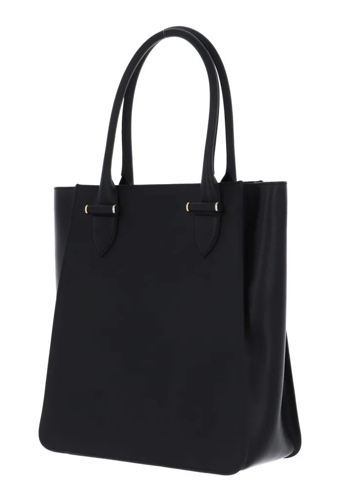 Sac de Cours et Bureau Phoebe DECADENT en Cuir Noir Format Large