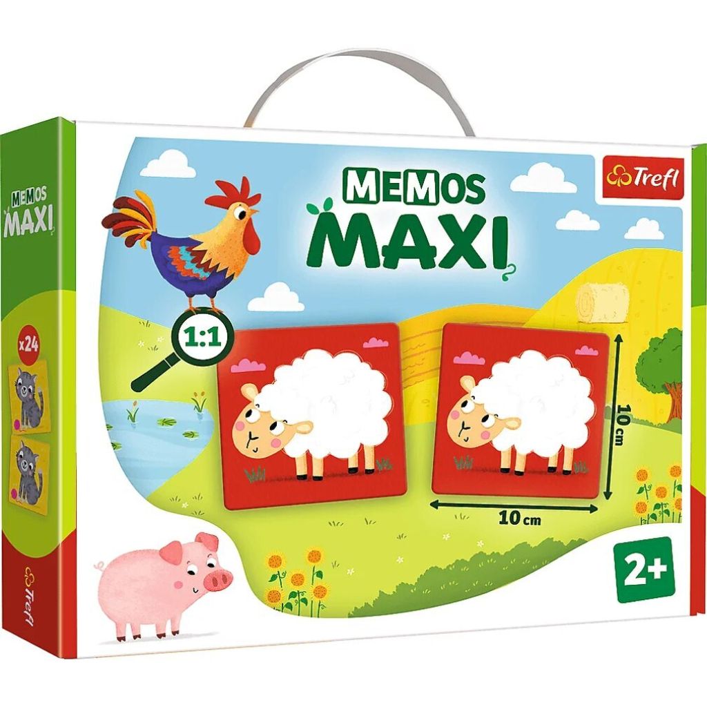 TREFL Memos Maxi -Tiere auf dem Farmspiel Trefl 02266