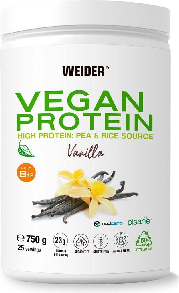 Weider Vegan Protein (750g) Vanilla - Eiweiße - Veganes Eiweiß