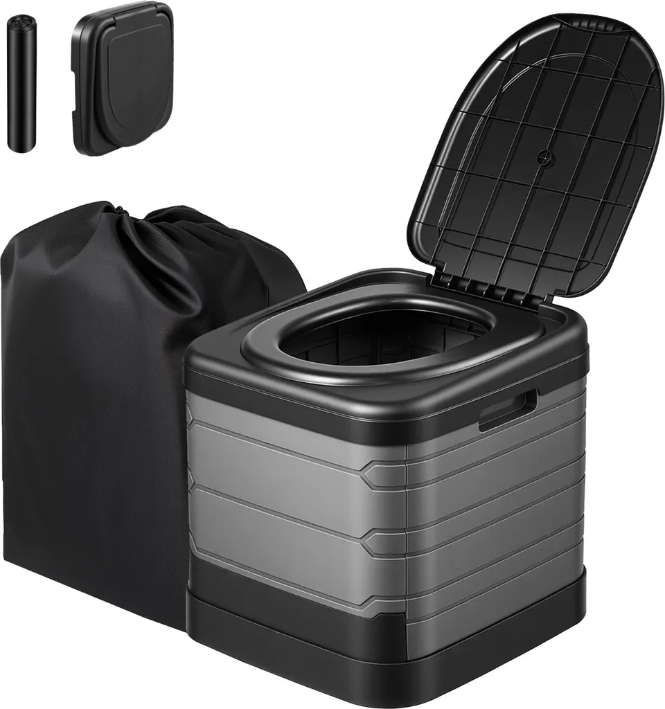 Toilettes mobiles pliables pour adultes WC de voyage randonnée