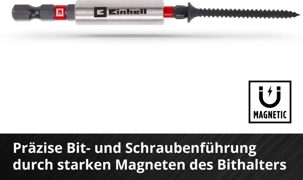 Einhell Bit Set 18 Pezzi 108709 - Kit Inserti S2 e Punte HSS per Avvitatore - 6