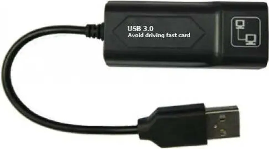 Adaptateur Estillo USB 3.0 vers Ethernet Gigabit LAN 1000 Mbps noir