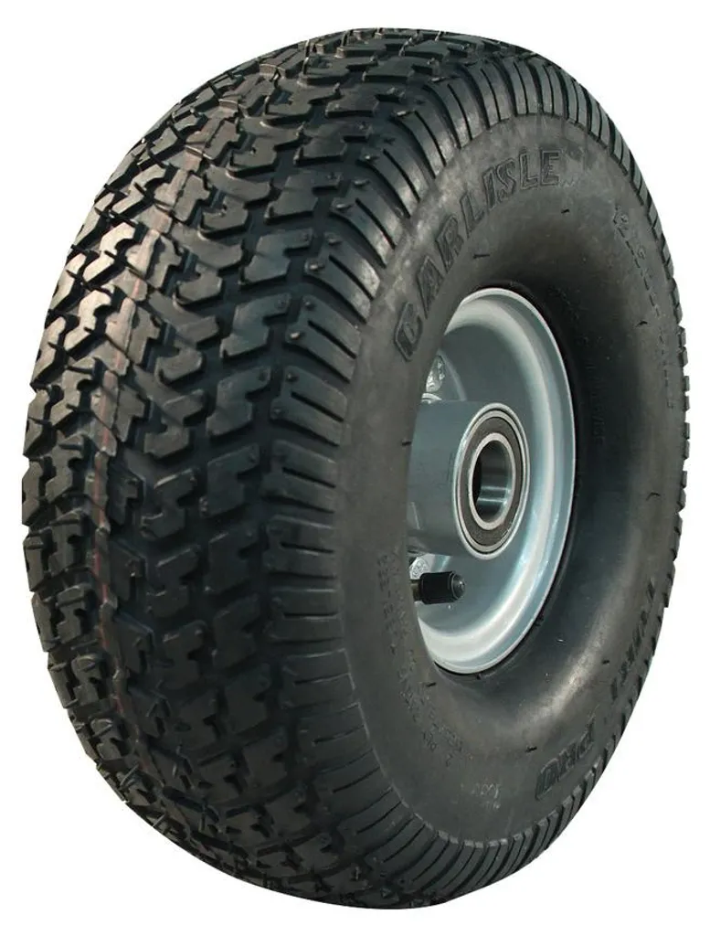 Novio Roue Complète TL 2.10-4H2 Turf Pro ET0 2PR à Roulement à Billes