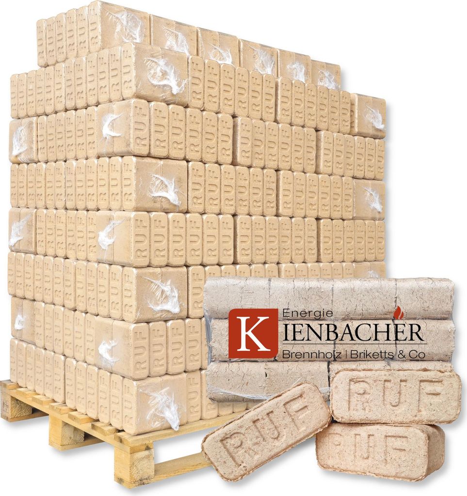 900 kg RUF Briketts Hartholzbriketts aus Buche und/oder Produktbild 