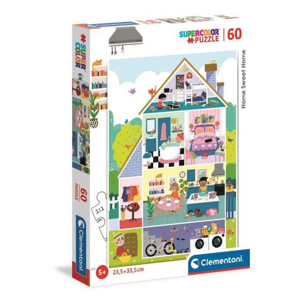 Clementoni Puzzle 60el Home Sweet Home 26062