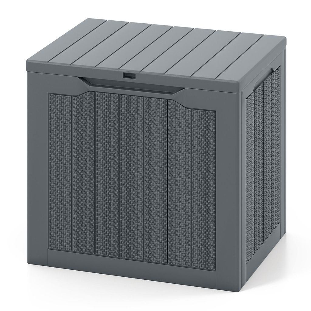 COSTWAY Gartenbox 96L, Auflagenbox mit abschließbarem Produktbild 