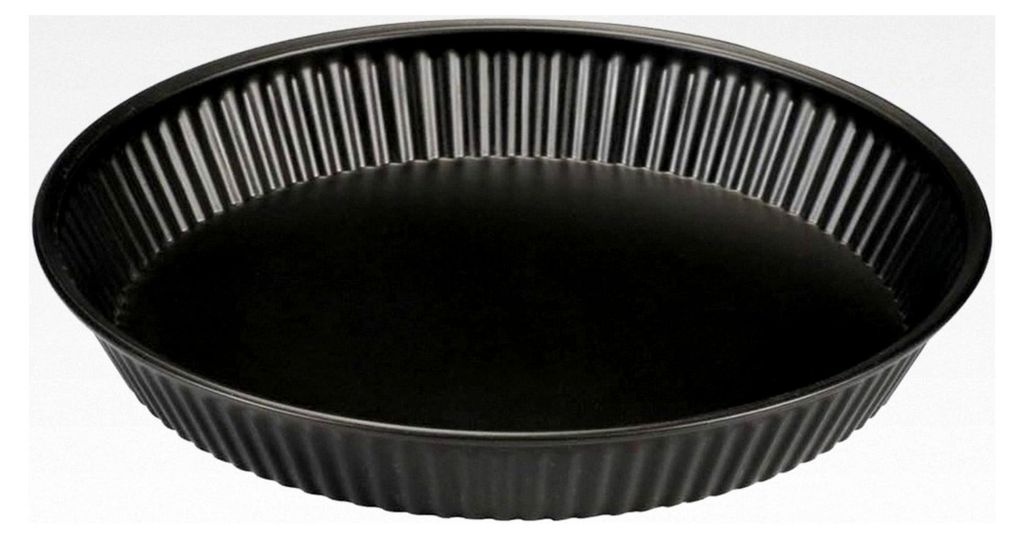 Tortenform 28 cm, Stahl mit doppelter Antihaftbeschichtung, schwarz