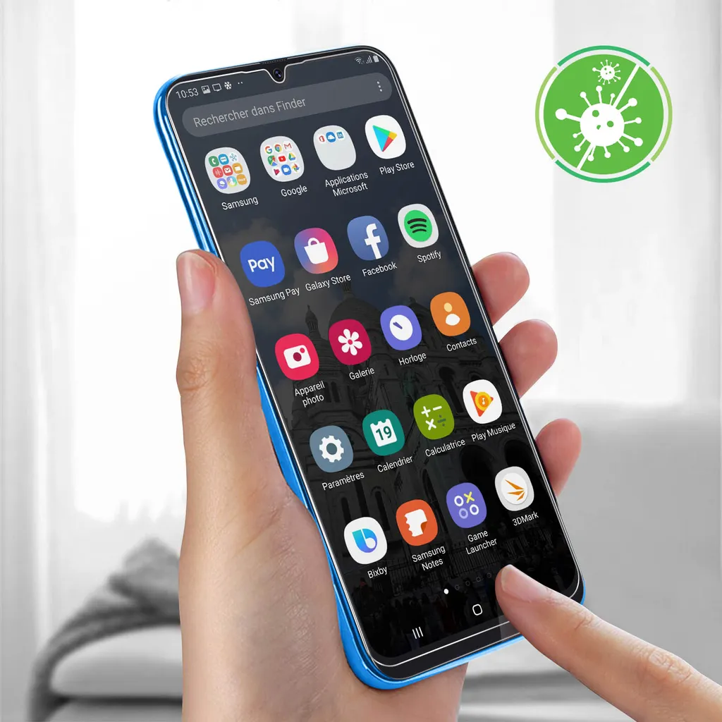 Pellicola Galaxy A50 Avizar 360°: Addio Batteri e Graffi! Trasparente - 4