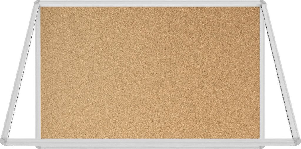 Kork-Schaukasten 90x60cm mit Aluminiumrahmen Produktbild 