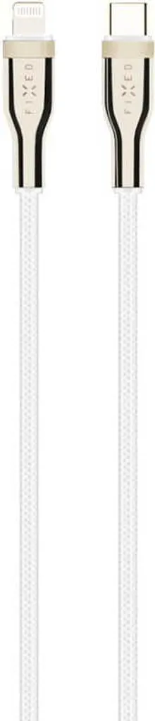 Câble USB-C vers Lightning FIXED FIXDB-CL2-WH Blanc en Nylon tressé 2m - 2