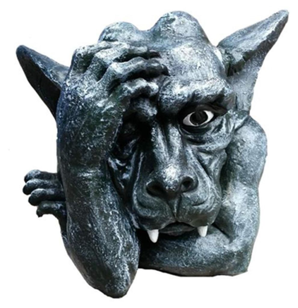 Deko Figur Statue Skulptur 35 cm FIguren Statuen Skulpturen Drachen Troll G11