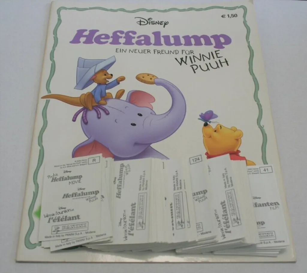 Kit Album de Vignettes Heffalump - Collection Complète Winnie l'Ourson